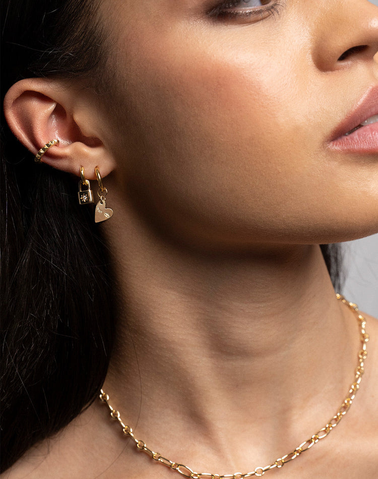 Winky Earring Charm Gold